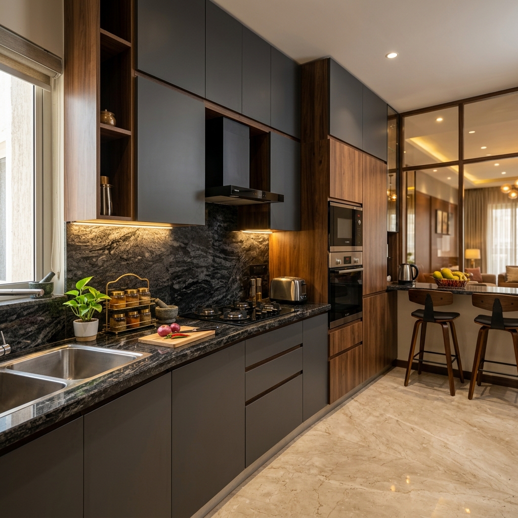 Modern modular kitchen